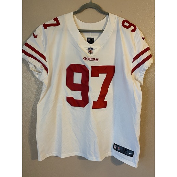 Men's 2XL NWOT San Francisco 49ers Nick Bosa #97 Nike Vapor Elite Away Jersey - Picture 1 of 8
